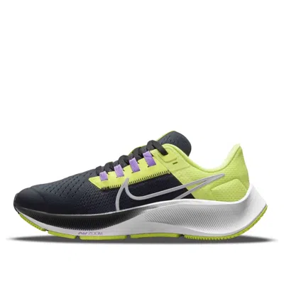 Nike (gs)  Air Zoom Pegasus 38 'dark Smoke Grey Light Lemon Twist' In Black