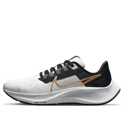Nike (gs)  Air Zoom Pegasus 38 'photon Dust Metallic Gold Coin' In White