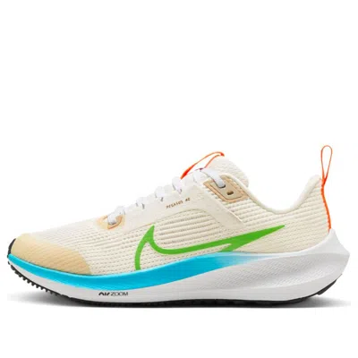 Nike (gs)  Air Zoom Pegasus 40 'pale Ivory Action Green Blue' In Multi