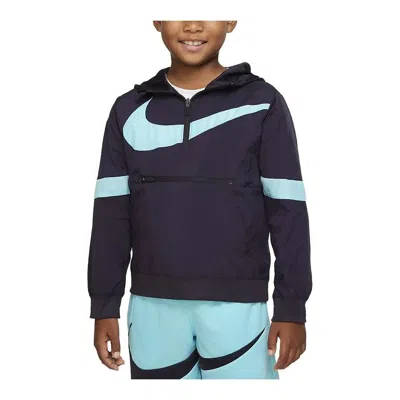 Nike (gs)  B Nk Crossover Jkt In Blue
