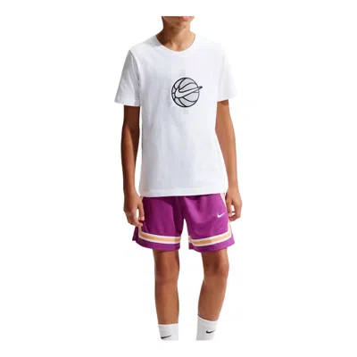 Nike (gs)  Basketball Short Sleeve T-shirt 'white'