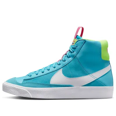 Nike (gs)  Blazer Mid '77 'dance - Baltic Blue Volt Pink'