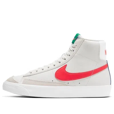 Nike (gs)  Blazer Mid '77 'platinum Tint Bright Crimson'