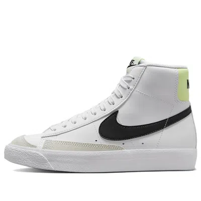 Nike (gs)  Blazer Mid '77 'white Black Volt' In Burgundy