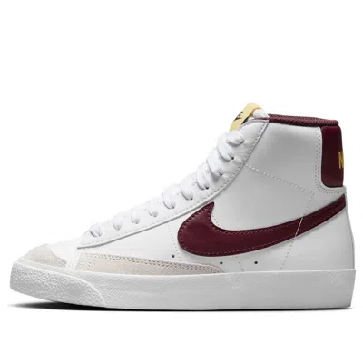 Nike (gs)  Blazer Mid 77 'white Burgundy Crush'
