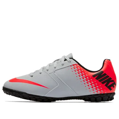 Nike (gs)  Bombax Tf Turf 'gray Red' In Multi