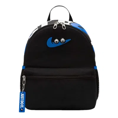 Nike (gs)  Brasilia Jdi Mini Backpack 'black Blue' In Multi