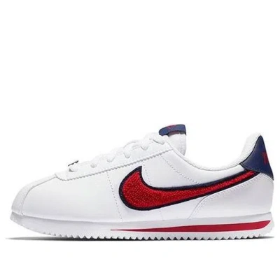 Nike (gs)  Cortez Basic Leather Se 'white' In Multi