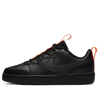 Nike (gs)  Court Borough Low 2 Se 'black Orange'