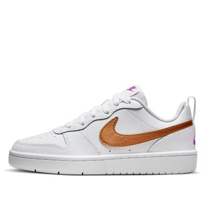 Nike (gs)  Court Borough Low 2 Se 'white Metallic Copper'