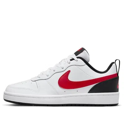 Nike (gs)  Court Borough Low 2 'summit White University Red'