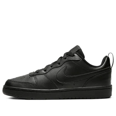 Nike (gs)  Court Borough Low 2 'triple Black'