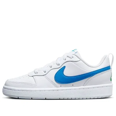 Nike (gs)  Court Borough Low 2 'white Blue Green'