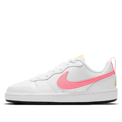 Nike (gs)  Court Borough Low 2 'white Sunset Pulse'
