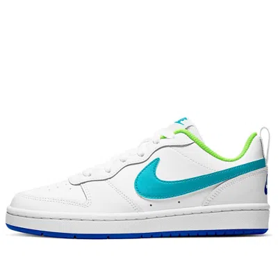 Nike (gs)  Court Borough Low 2 'white Teal Blue'
