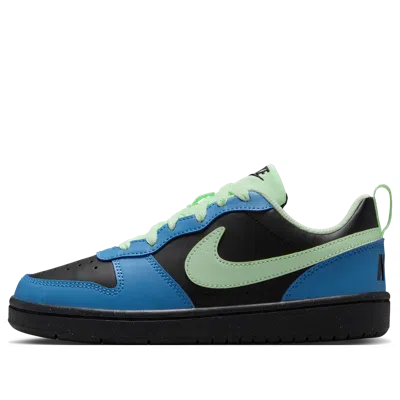 Nike (gs)  Court Borough Low Recraft 'black Blue Green'