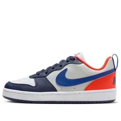 Nike (gs)  Court Borough Low Recraft 'midnight Navy Team Orange'