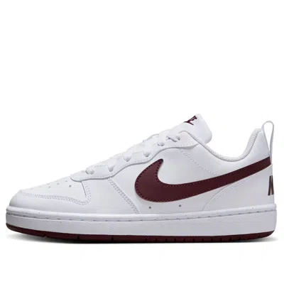 Nike (gs)  Court Borough Low Recraft 'white Burgundy Crush'