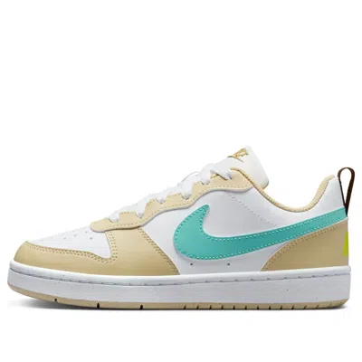 Nike (gs)  Court Borough Low Recraft 'white Gold Mint'