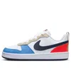 Nike (gs)  Court Borough Low Recraft 'white Thunder Blue Crimson' In Multi