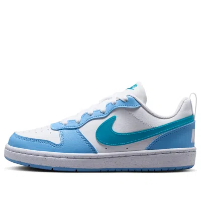 Nike (gs)  Court Borough Low 'white Football Blue' In Multi