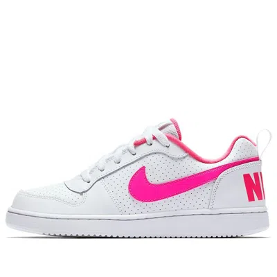 Nike (gs)  Court Borough Low 'white Pink Blast'
