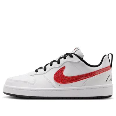 Nike (gs)  Court Borough Low 'white Red Volt Blue'