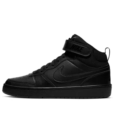 Nike (gs)  Court Borough Mid 2 'all Black'