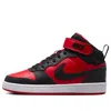 Nike (gs)  Court Borough Mid 2 'black University Red'
