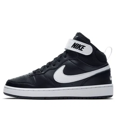 Nike (gs)  Court Borough Mid 2 'black White'