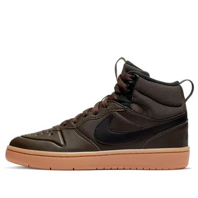 Nike (gs)  Court Borough Mid 2 Boot 'baroque Brown Gum'