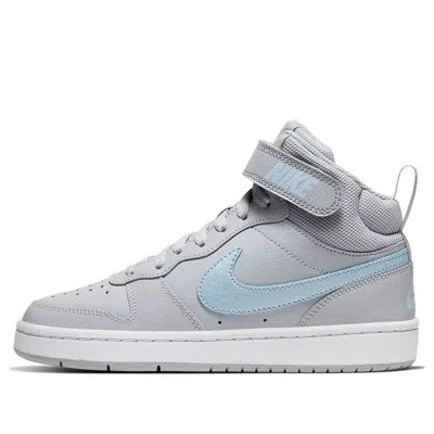 Nike (gs)  Court Borough Mid 2 Ep 'grey Celestine Blue'