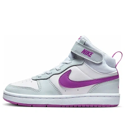 Nike (gs)  Court Borough Mid 2 'pure Platinum Vivid Purple' In Multi