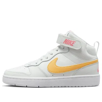 Nike (gs)  Court Borough Mid 2 'white Topaz Gold'