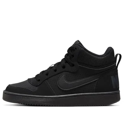 Nike (gs)  Court Borough Mid 'triple Black'