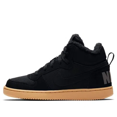 Nike (gs)  Court Borought Mid Winter 'black Gum'