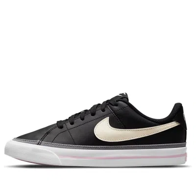 Nike (gs)  Court Legacy Se 'black Pink Foam Cashmere' In Multi