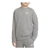 Nike (gs)  Crew Club Lbr Sweatshirt 'grey' In Gray