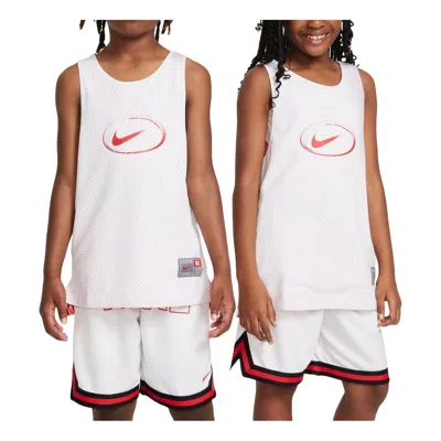 Nike (gs)  Culture Of Basketball Reversible Jersey 'white Red'