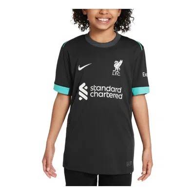 Nike (gs)  Dri-fit Liverpool Fc 2024/25 Stadium Away Jersey 'black Teal'