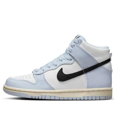 Nike (gs)  Dunk High 'light Blue Grey Black'