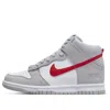 Nike (gs)  Dunk High Se 'athletic Club - Light Smoke Grey Gym Red'