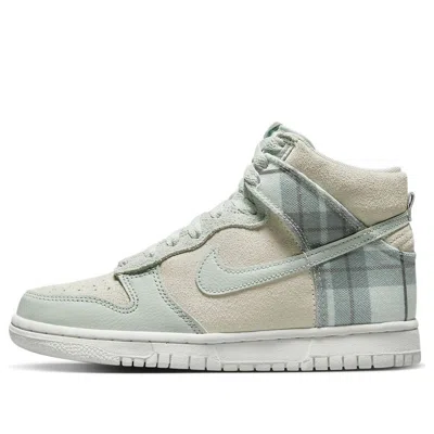 Nike (gs)  Dunk High Se 'mint Plaid'