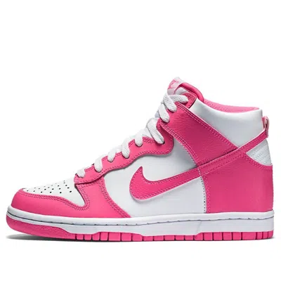 Nike (gs)  Dunk High Skate Shoes 'pink Blue'