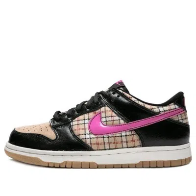 Nike (gs)  Dunk Low 'black Beige Pink'