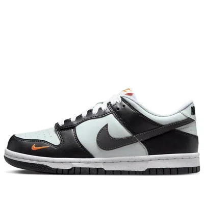Nike (gs)  Dunk Low 'black Bright Mandarin'