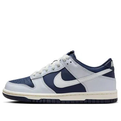 Nike (gs)  Dunk Low 'grey Navy'