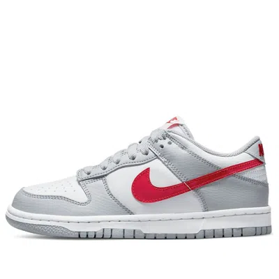 Nike (gs)  Dunk Low 'grey Red'