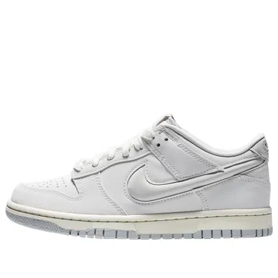 Nike (gs)  Dunk Low Lv8 'sail Coconut Milk Light Silver' In White