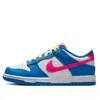 Nike (gs)  Dunk Low 'photo Blue White Light Lemon Twist Hyper Pink'
